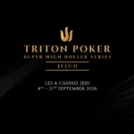 Triton Poker Jeju 2026: Paskelbtas visas tvarkaraštis